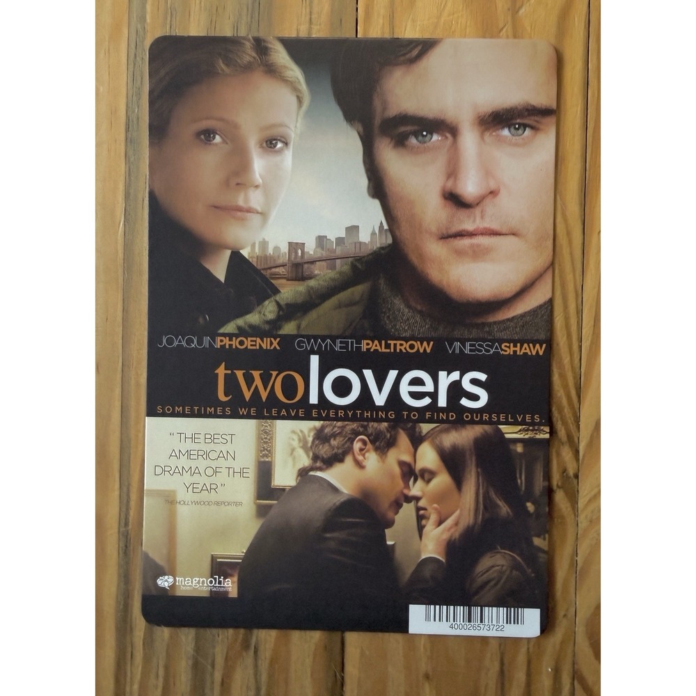 Two Lovers - Blockbuster Video Movie Backer Card MINI ART POSTER 5.5X8